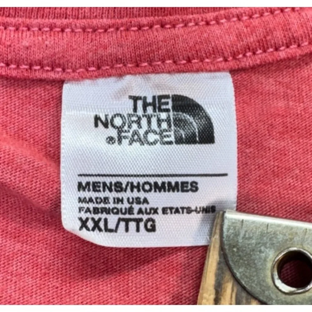 The North Face Men's XXL Red T-Shirt‎ Never Stop Exploring Graphic USA Made Vtg
